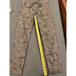 Flog Women's Camo Pants Size 24 With Elastic Waist And Draw Strings